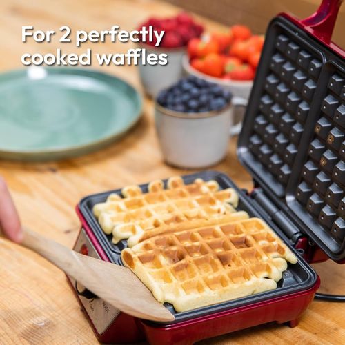 Gadgy Double Belgian Waffle Maker 1000W with Temperature Control — image 6