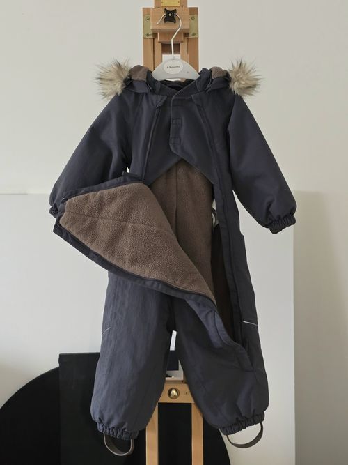 WHEAT Snow Suit Nickie Grey Blue Size 80/12M ORIGINAL & PRE-LOVED — image 8