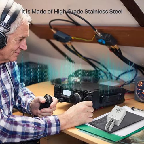 Handheld CW Morse Key Portable Telegraph Key Double Paddle Automatic Key CW Code — image 4