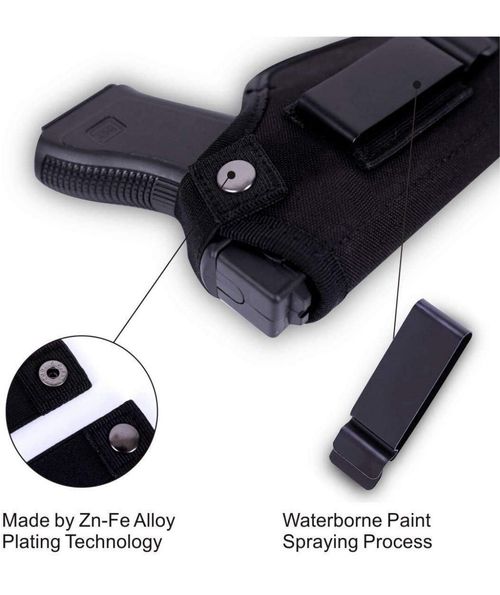 Universal Gun Holster, Concealed Belt Tactical Leather Holster — image 4
