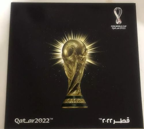 FIFA 2022 World Cup Final closing ceremony FOLDER WITH FIRST DAY COVER AND STAMP — image 4