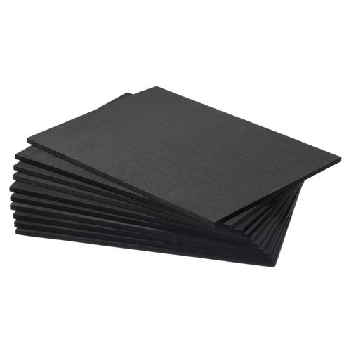 EVA Foam Sheets Black 12 Inch x 9 Inch 6mm Thickness for Crafts DIY 10 Pcs — image 1
