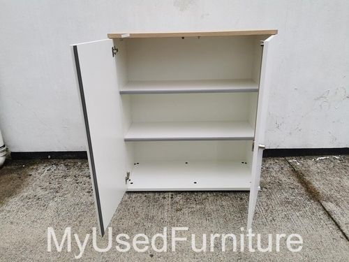 Storage Office Cupboard Lockable with Double Doors and 2 Adjustable Shelves — image 11