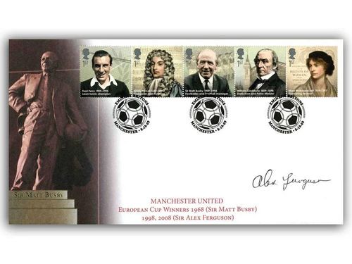 Sir Alex Ferguson Autograph + COA | Manchester United Sir Matt Busby Tribute — image 1