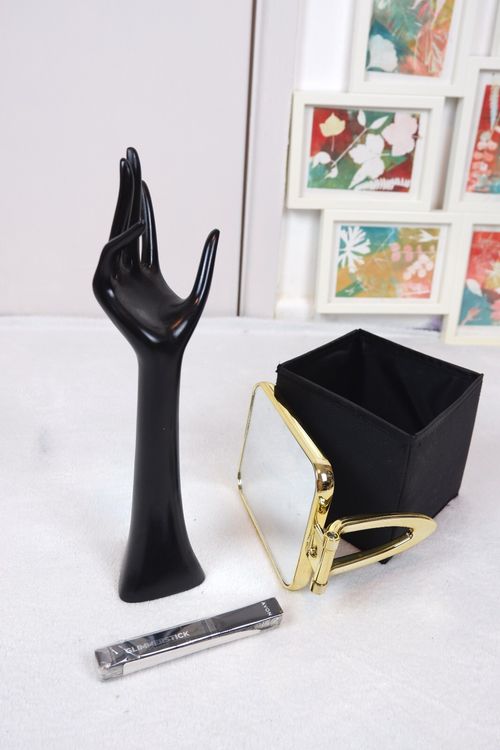 Bundle Gold Small Free Standing Mirror Display Mannequins Vintage French hands J — image 2
