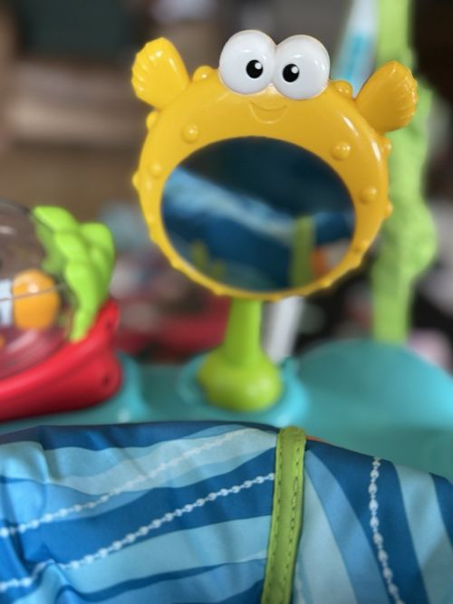 Bright Starts Disney Baby Finding Nemo Activity Jumper Centre Blue Green White — image 10