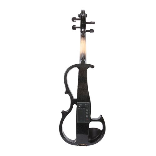Black Electric Viola 16inch Full Size Solid Wood Ebony Fittings Viola Case Bow — image 8