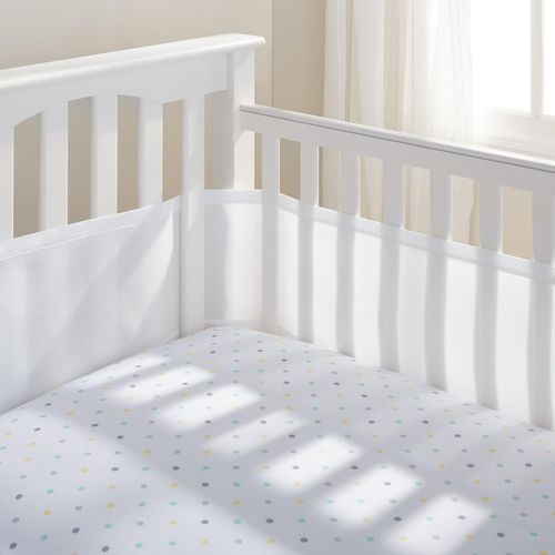 BreathableBaby Breathable Mesh Liner For Cot Beds — Covers 4 Sides — image 2