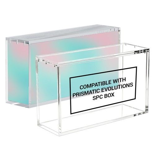 2xAcrylic Display Case For Prismatic Evolutions Super-Premium Collection Box SPC