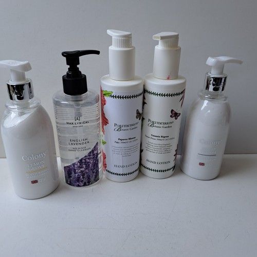 Botanic Garden Wax Lyrical x 5 Bundle Hand Lotions Poppy, Treasure Flower & More