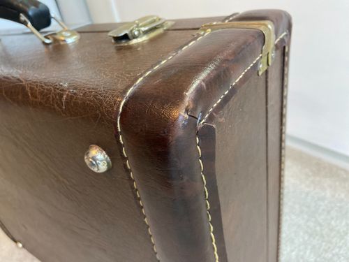 Vintage Trumpet Flugelhorn Case. PLEASE READ FULL DESCRIPTION — image 9