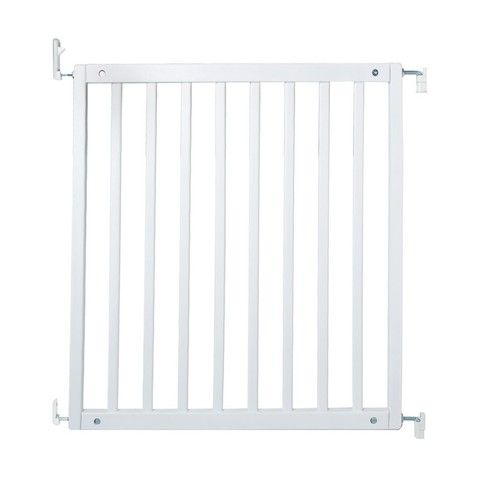 Safetots Baby Stair Gate Wooden Simply Safety Gate White 72cm - 79cm RETURN