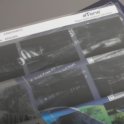 eTone 60x 120 Film Negative Strip Sleeves Storage Ring Binder Pages-translucent — image 10