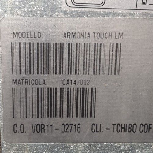 Coffee Machine  Lm Carimal Touch Superautomatic. Model Armonia Touch LM