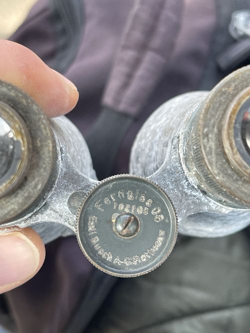 WW1, German, Emil Busch A-G Rathenow, Fernglas 08, Military Binoculars — image 2