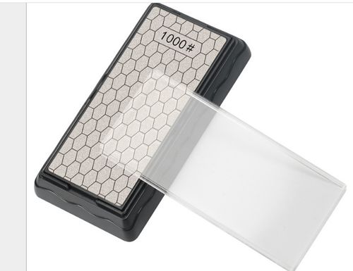 400&1000 LARGE DOUBLE-SIDED DIAMOND SHARPENING STONE SHARPENER GRIT KITCHEN — image 8