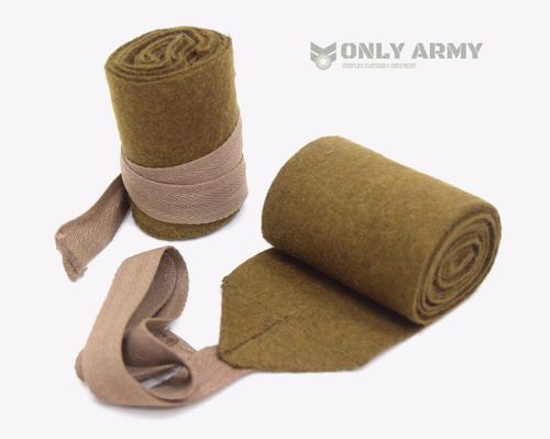 1940's WW2 British Army Style Puttees Extra Long Wool Wraps Gaiters Military — image 1