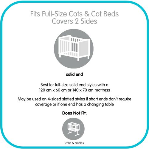 AirflowBaby, Essential 2mm Breathable Mesh Liner 294L x 0.2W x 35H cm, White — image 5