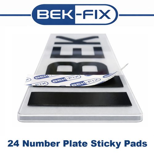 Number Plate Sticky Pads 24 Pack Heavy Duty Double Sided Adhesive Foam BEK-FIX® — image 5