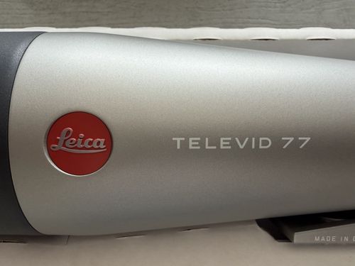 Leica Televid 77 Spotting Scope 77x Max, 77mm Objective, Silver/Black — image 3