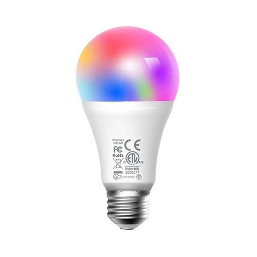 Meross Smart Bulb E27 Screw RGBWW WiFi LED HomeKit Alexa Dimmable 1-4 Pack