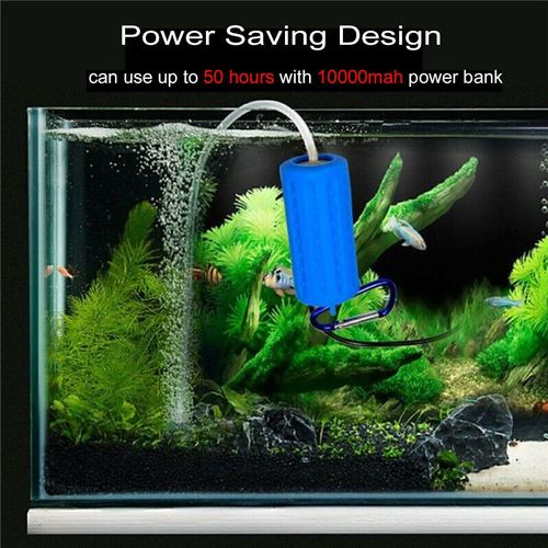 Aquarium Mini Air Pump Fish Tank USB Oxygen Aerator Ultra Silent Saving Energy N — image 2