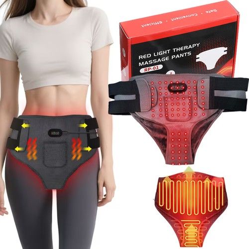 660nm Red Light Therapy Pants Women Heating Massage for Pain Relief & Relaxation