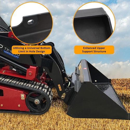 Quick Attach Mount Plate Metal Grade Adaptor for Mini Skid Steer Attachment 1/4' — image 6