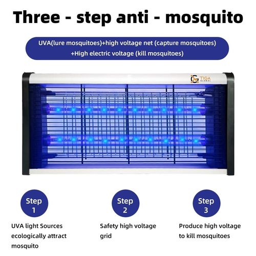 Fly Insect Killer Powerful Fly Zapper 20W UV Light Electric Indoor Bug Zapper — image 4