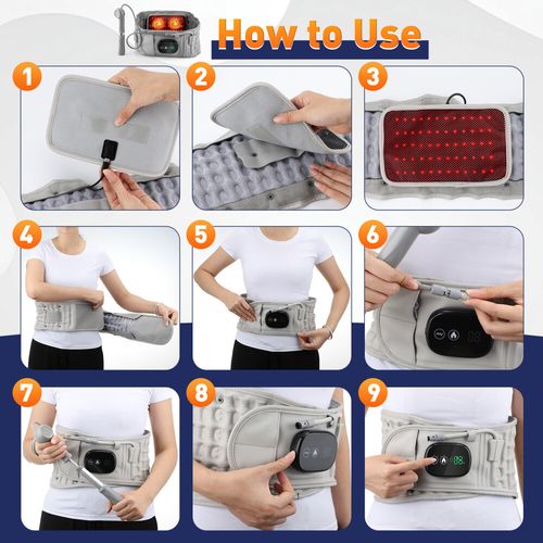 Back Decompression Belt Lumbar Support for Back Pain Relief Lower Back Traction — image 18
