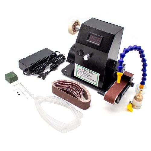 Water Cooled Knife Sharpener Automatic Electric Belt Sander Sharpening Machine