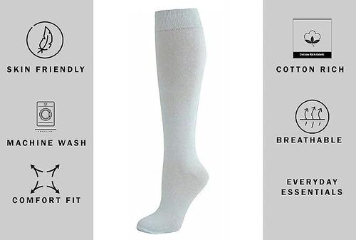 12 Pairs kids Girls Knee High School Socks  School Uniform back to school socks — image 3