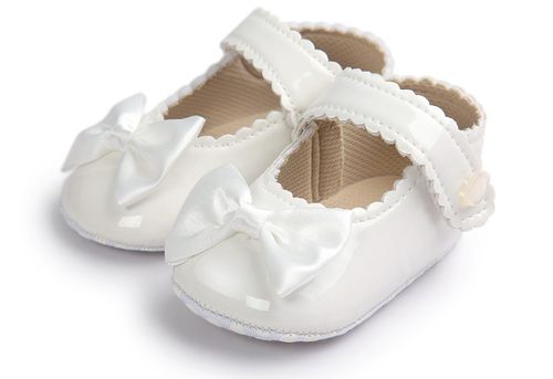 Baby Girl Spanish Style Patent Pram Shoes Infant Mary Jane Newborn to 18 Months — image 3