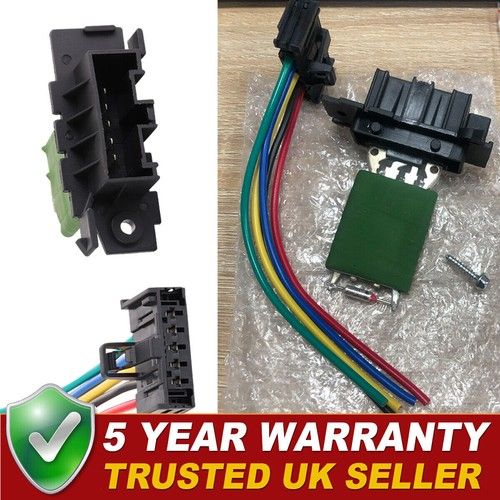 heater resistor blower motor fan FOR Vauxhall Corsa D QUALITY Blower Cabin