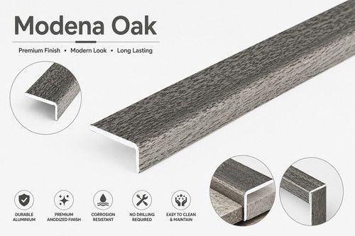 PVC Laminate Floor Edge Trim Threshold Bar Door Stop End Profile 2 Metres