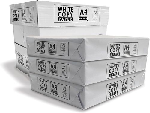 A4 COPIER PAPER PRINTER WHITE 1 2 3 4 5 REAMS OF 500 SHEETS PHOTOCOPY STATIONARY — image 1