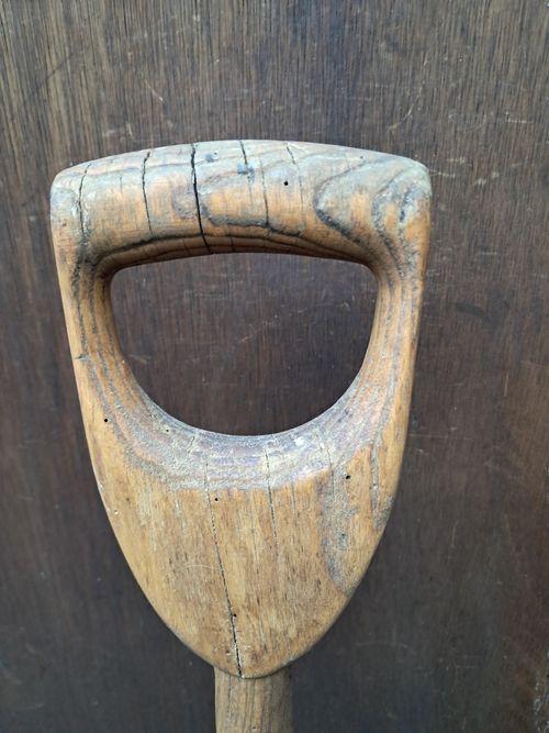 Vintage Garden Fork Spear & Jackson 5 Prong Fork Wood D Block Handle (#160) — image 3