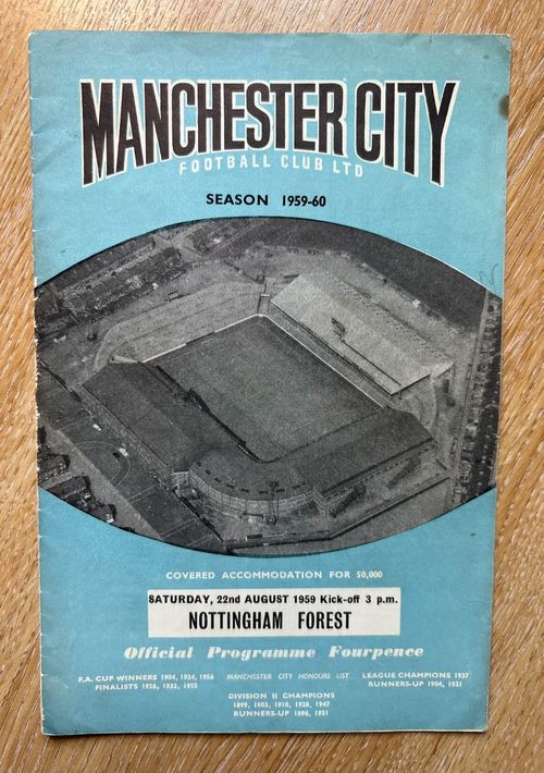 10 Vintage Manchester City Programmes 1952–1964 Maine Road Football Bundle — image 4
