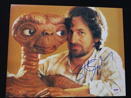 Steven Spielberg Signed 11x14 Photo E.T. Directing Legend PSA