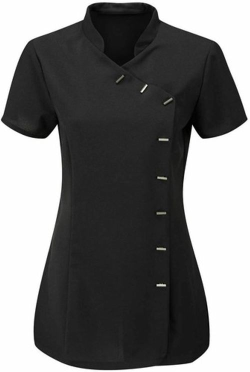 Woman Beauty Tunics Salon Carer Dentists Uniform Woman Top in Black Red Lilac