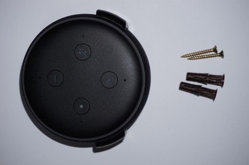 Amazon Echo Dot 3rd Generation Wall Mount Gen 3 - incl fixings Free Post - Black