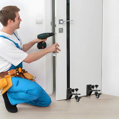 2X Door Dolly Door Installation Kit Installation Tool Hanging Jig Kits 1000lbs — image 9