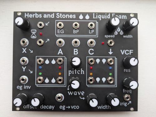 Herbs and Stones Liquid Foam Analog Groovebox Eurorack Synthesizer Module — image 2