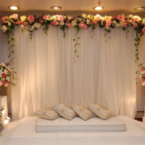 Heavy Duty Iron Wedding Backdrop Stand DIY Party Canopy Frame Kit Indoor Outdoor — image 6