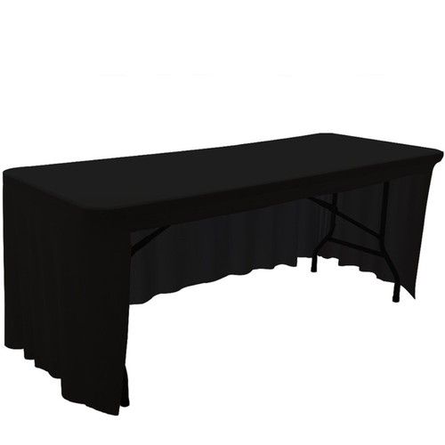 Simple Solid Color Spandex Stretch Tablecloth Rectangular Elastic Table Cover