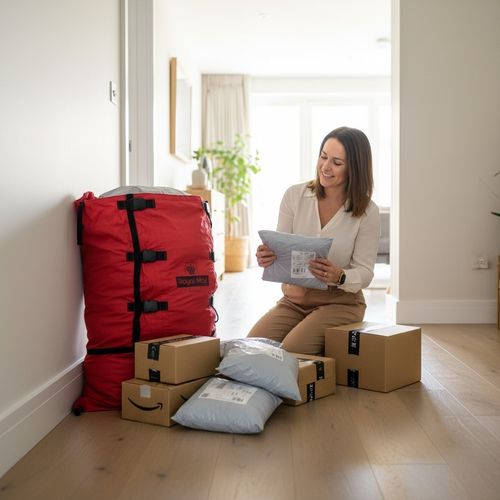 8 Lost Packages Unclaimed Undelivered Post Parcel Joblot Royalmail Returns Box — image 2