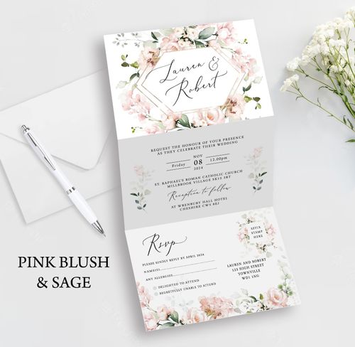 Wedding Invitations,  Sample Pack Non-Personalised — image 3