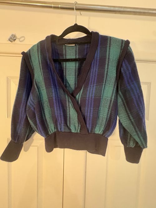5pc Vintage Wool Tartan Dress Skirt Top Reseller Job Lot 60s 70s 80s *labels* — image 4
