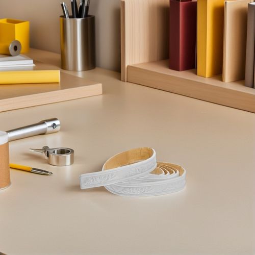 Flexible White PVC Peel and Stick Wall Strip Durable Molding Trim for Walls — image 11