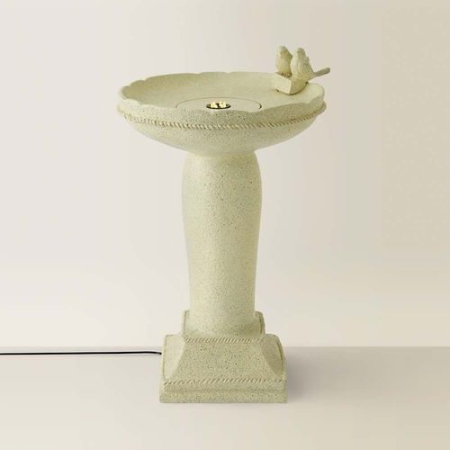 Solar Powered Water Fountain Bird Bath Feature Garden Outdoor Ornament LED Light — image 4